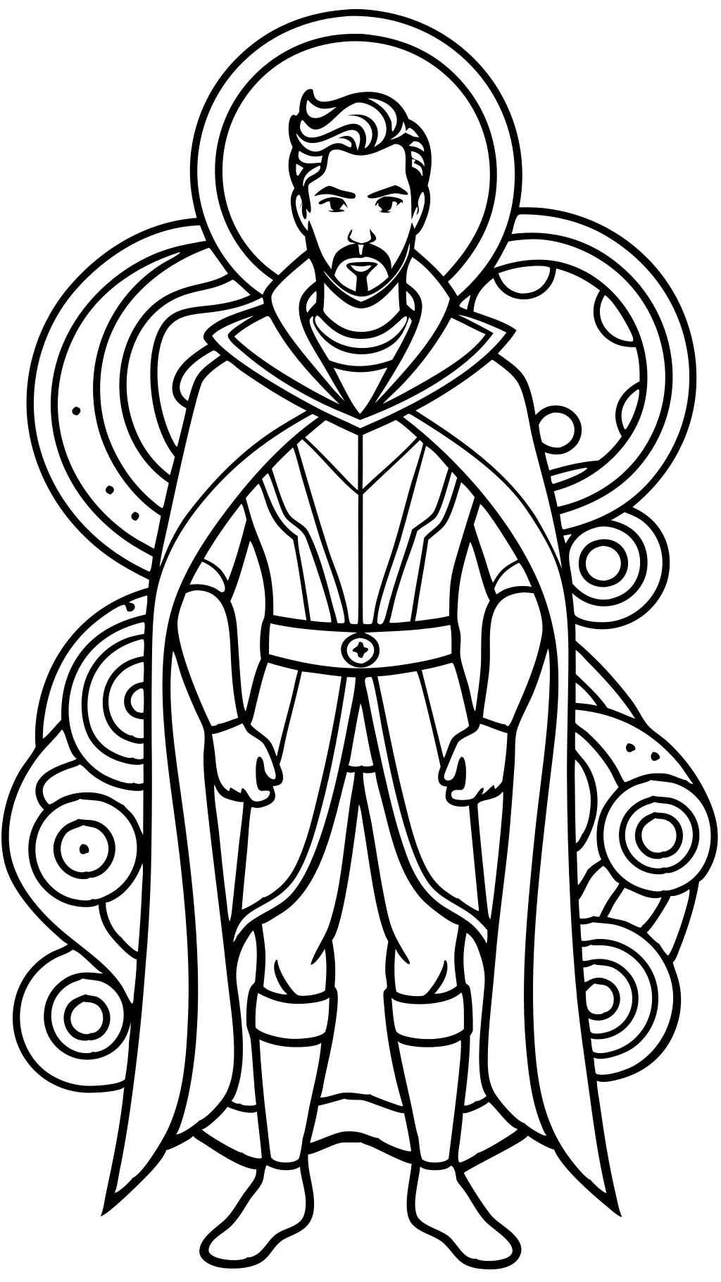 doctor strange coloring pages